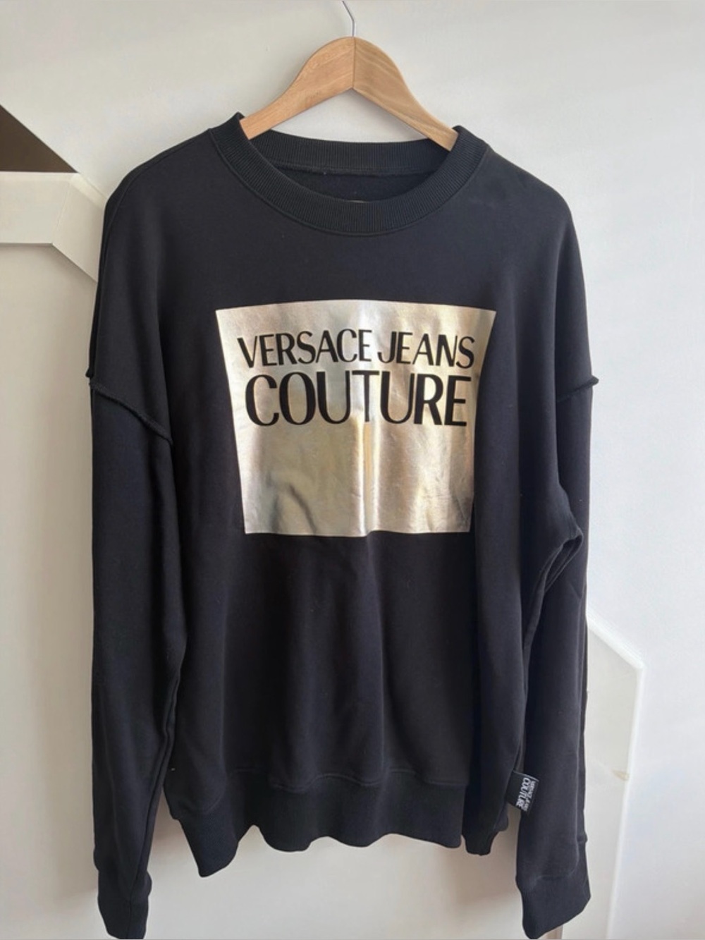 Men’s Rare black and gold Versace Jeans Couture Sweater